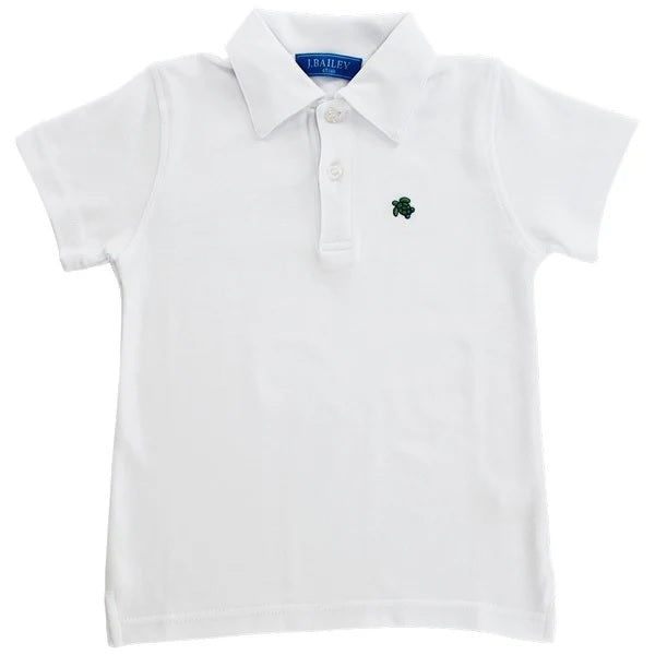 Henry Short Sleeve Polo-White