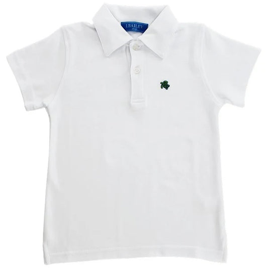 Henry Short Sleeve Polo-White