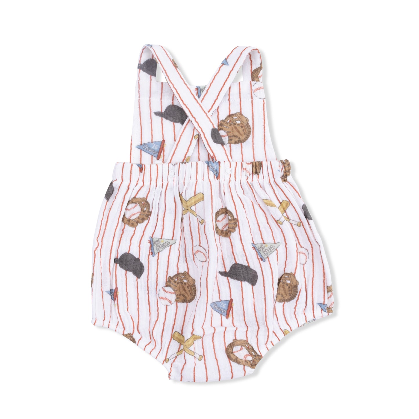 Retro Sunsuit-Vintage Baseball Stripe
