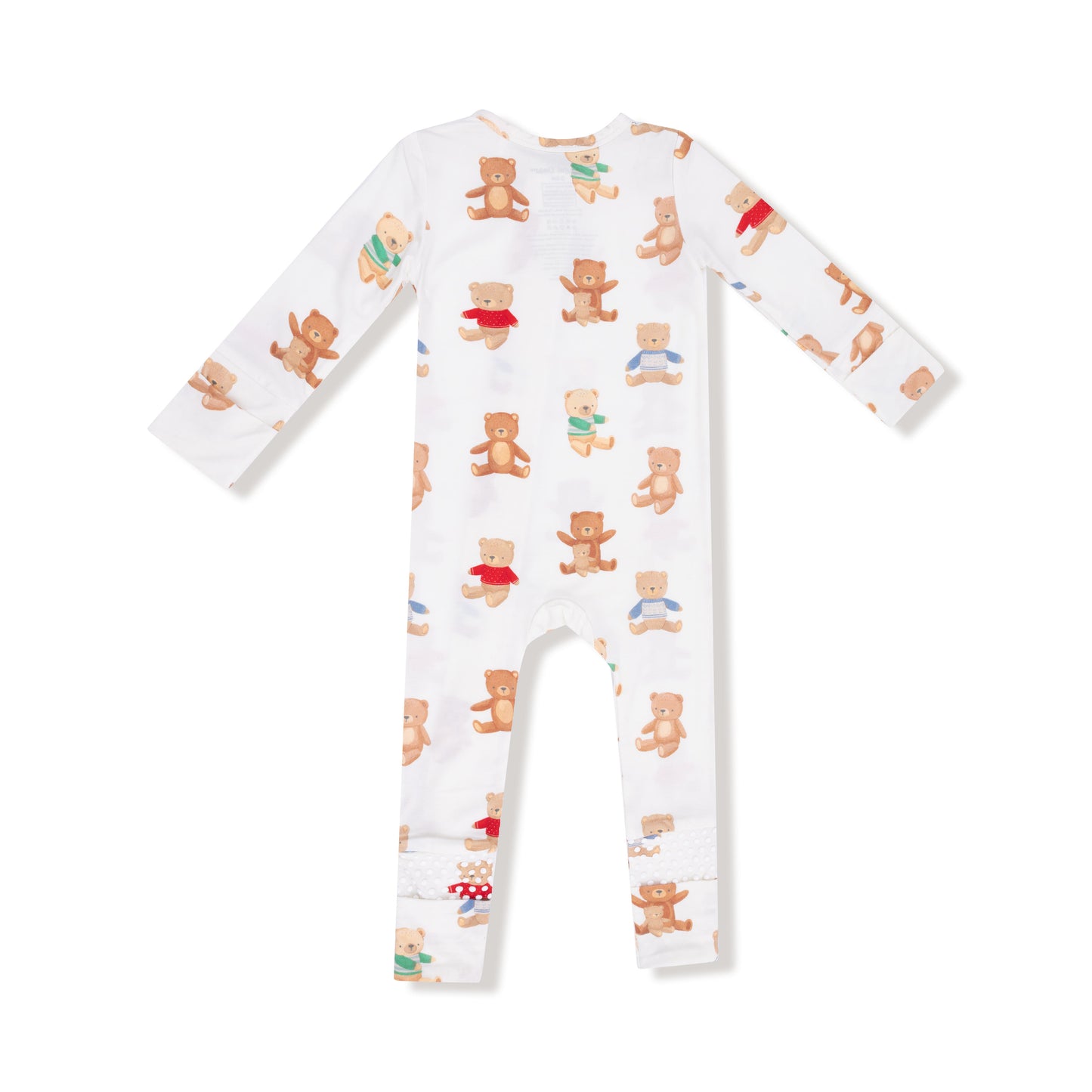 Teddy Bear 2 Way Zip Romper