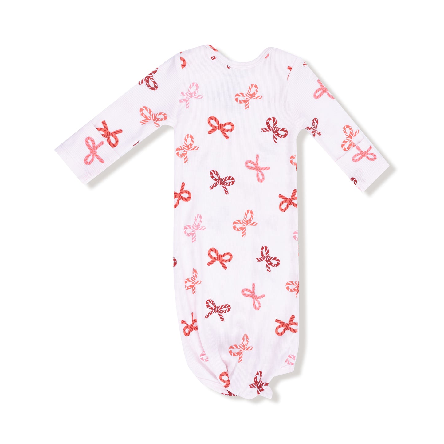 Candy Cane Boys Knotted Gown with Knotted Hat