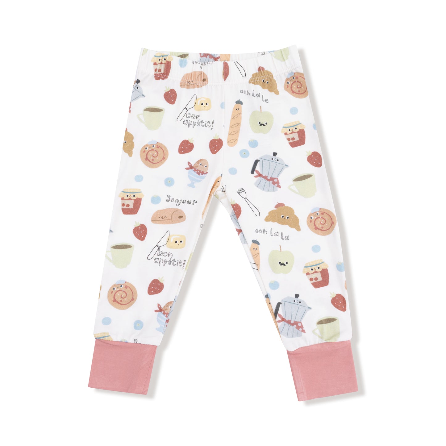 Bonjour Breakfast Long Sleeve Loungewear Set