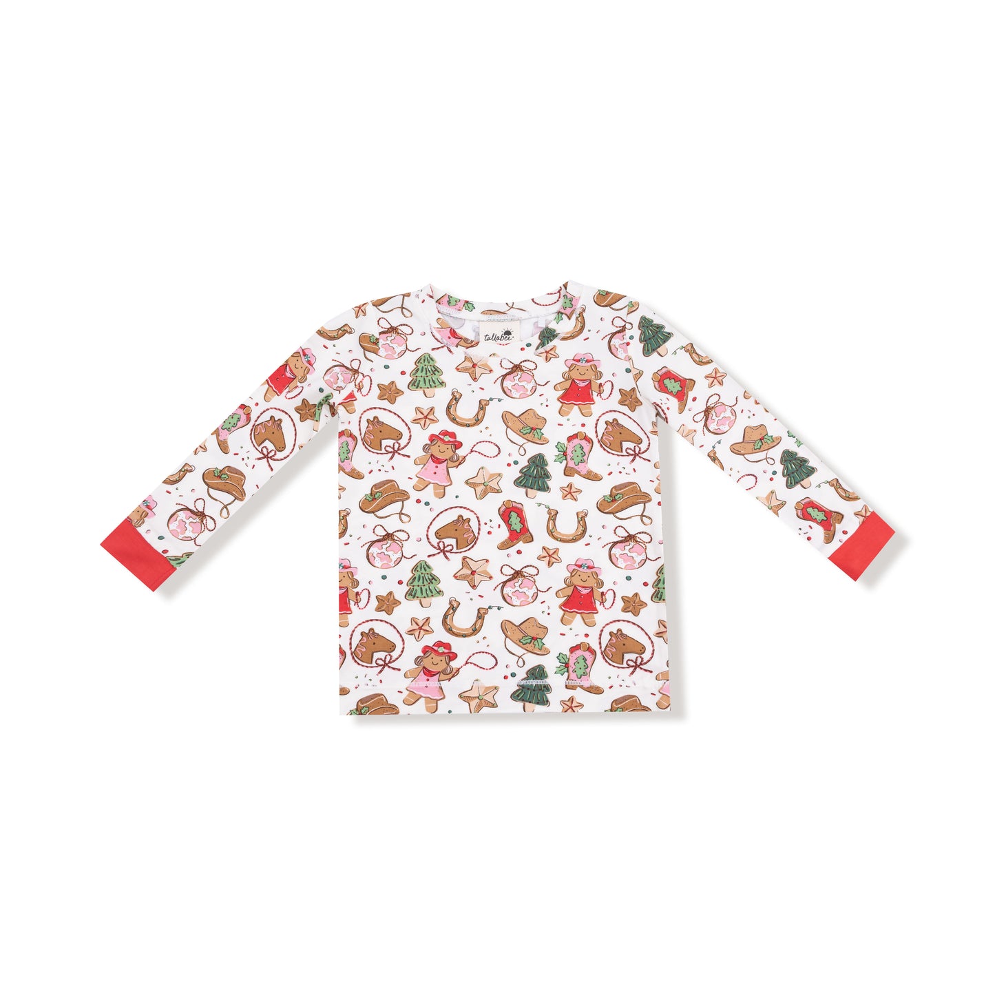 Cowgirl Christmas Long Sleeve Loungewear Set
