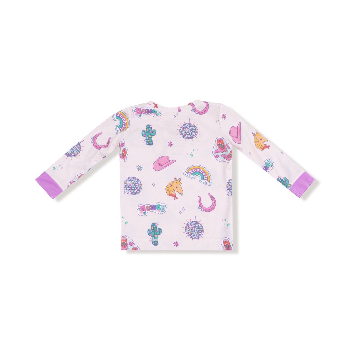 Disco Cowgirl Long Sleeve Loungewear Set