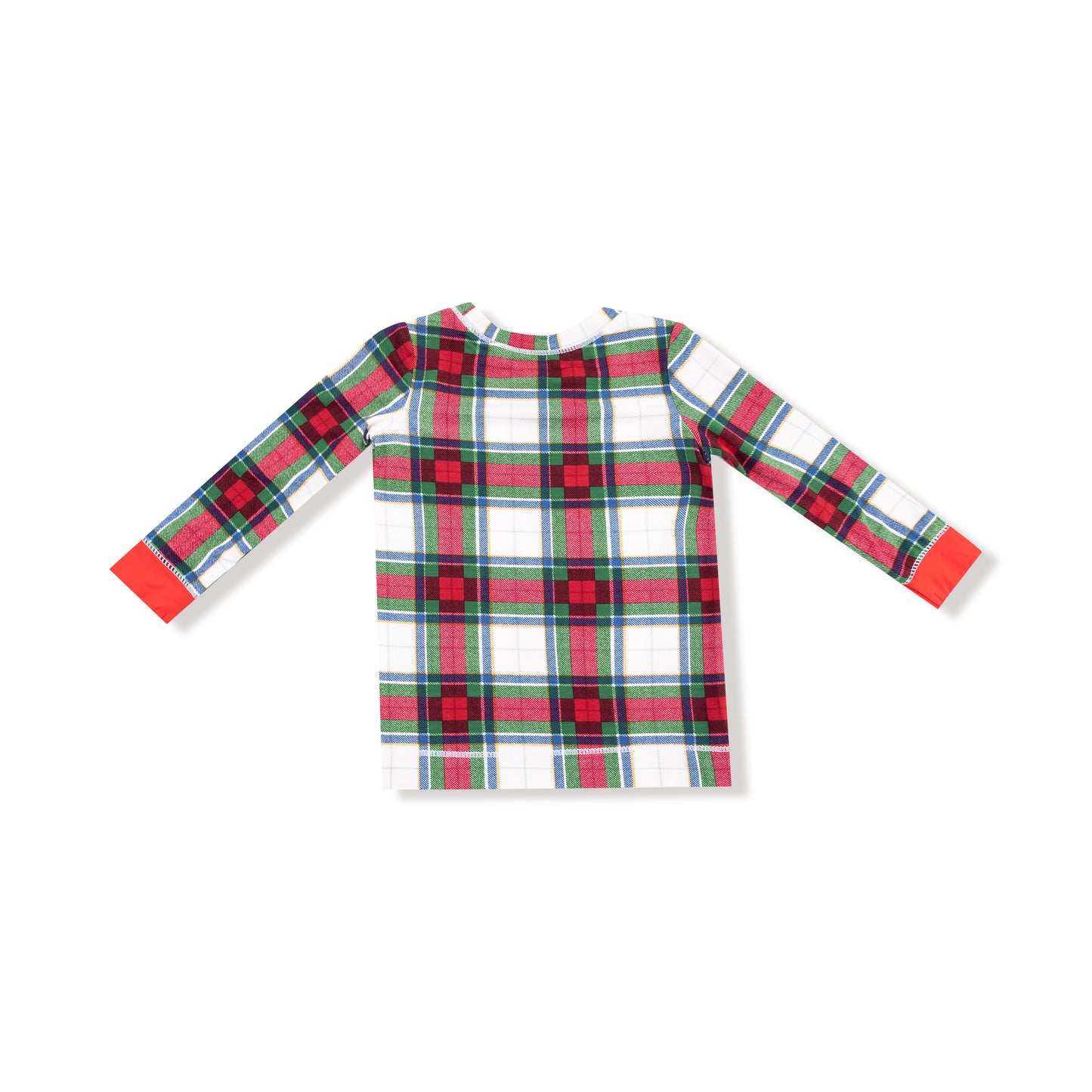 Holiday Plaid Long Sleeve Loungewear Set