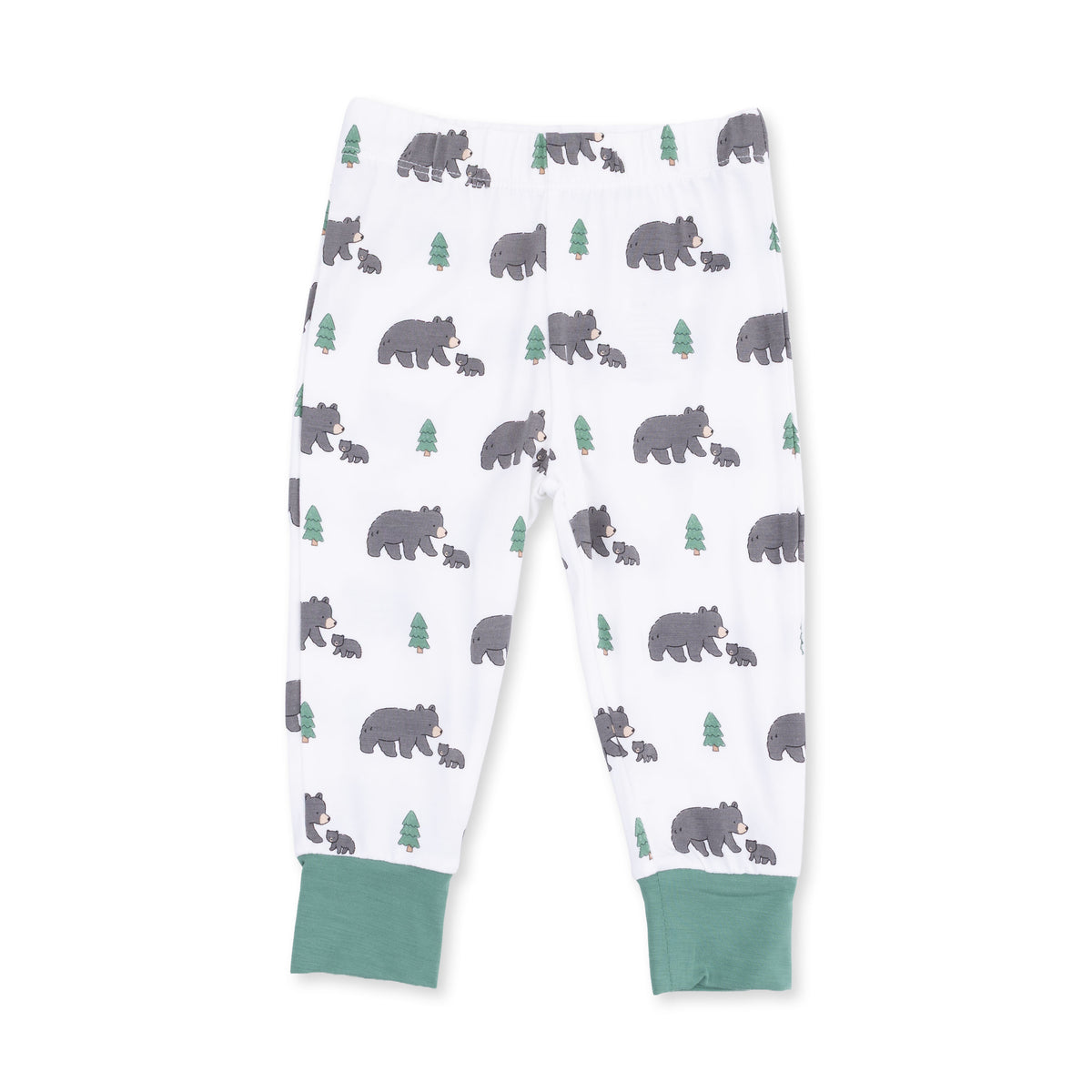 Long Sleeve Loungewear Set-Black Bears