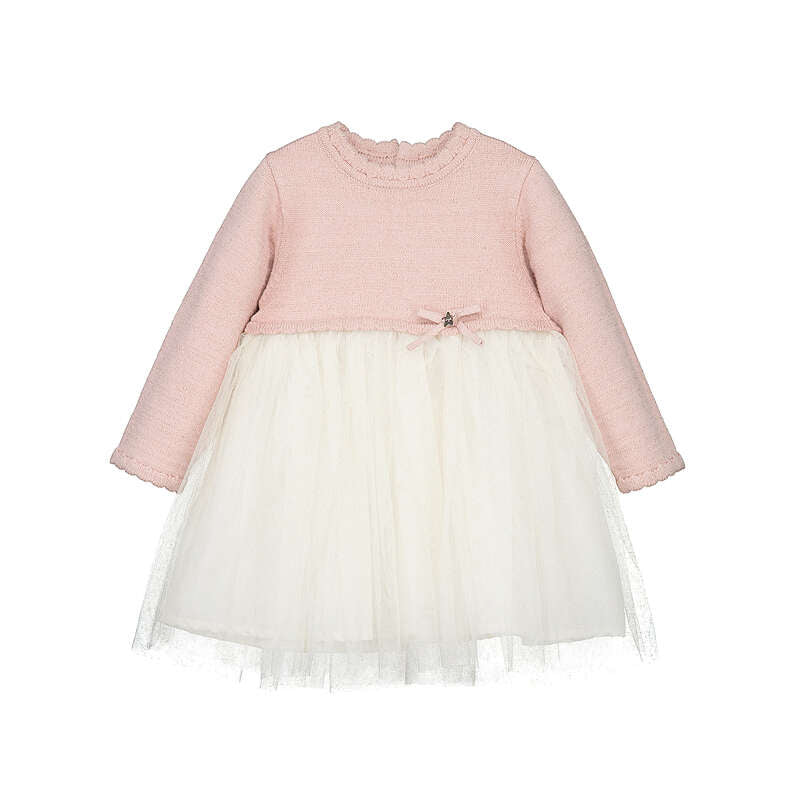 Dress with Tulle Skirt