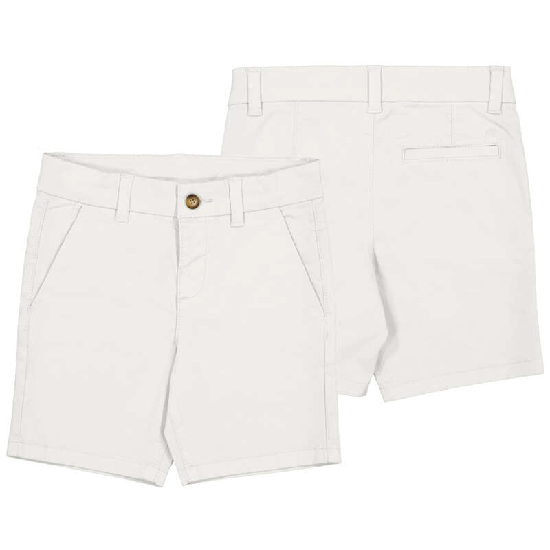 Bermuda Shorts-White