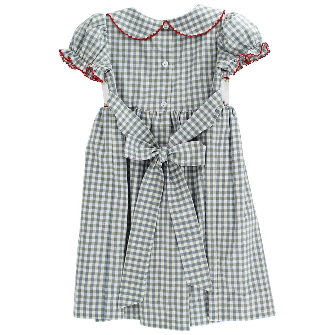 Red Bows on Gingham - Dress
