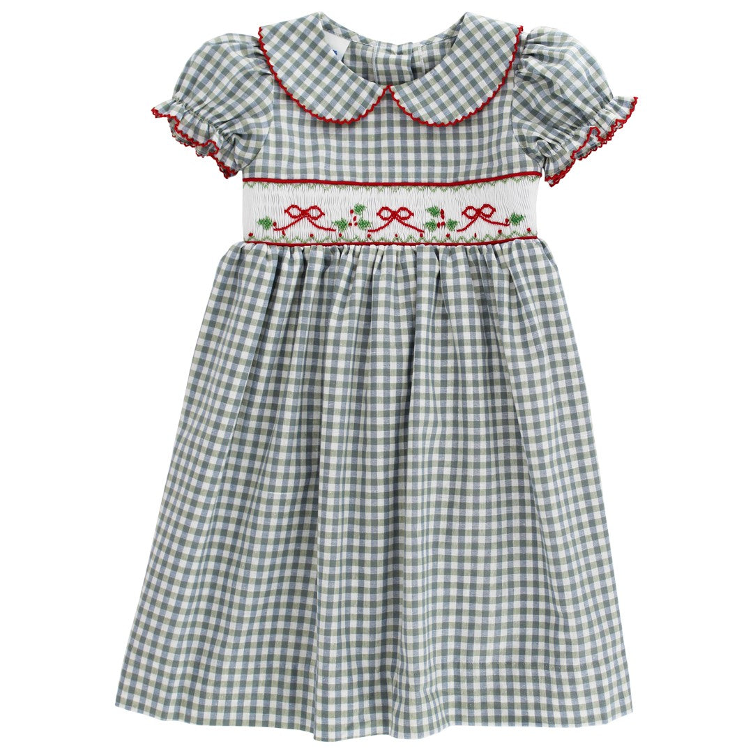 Red Bows on Gingham - Dress