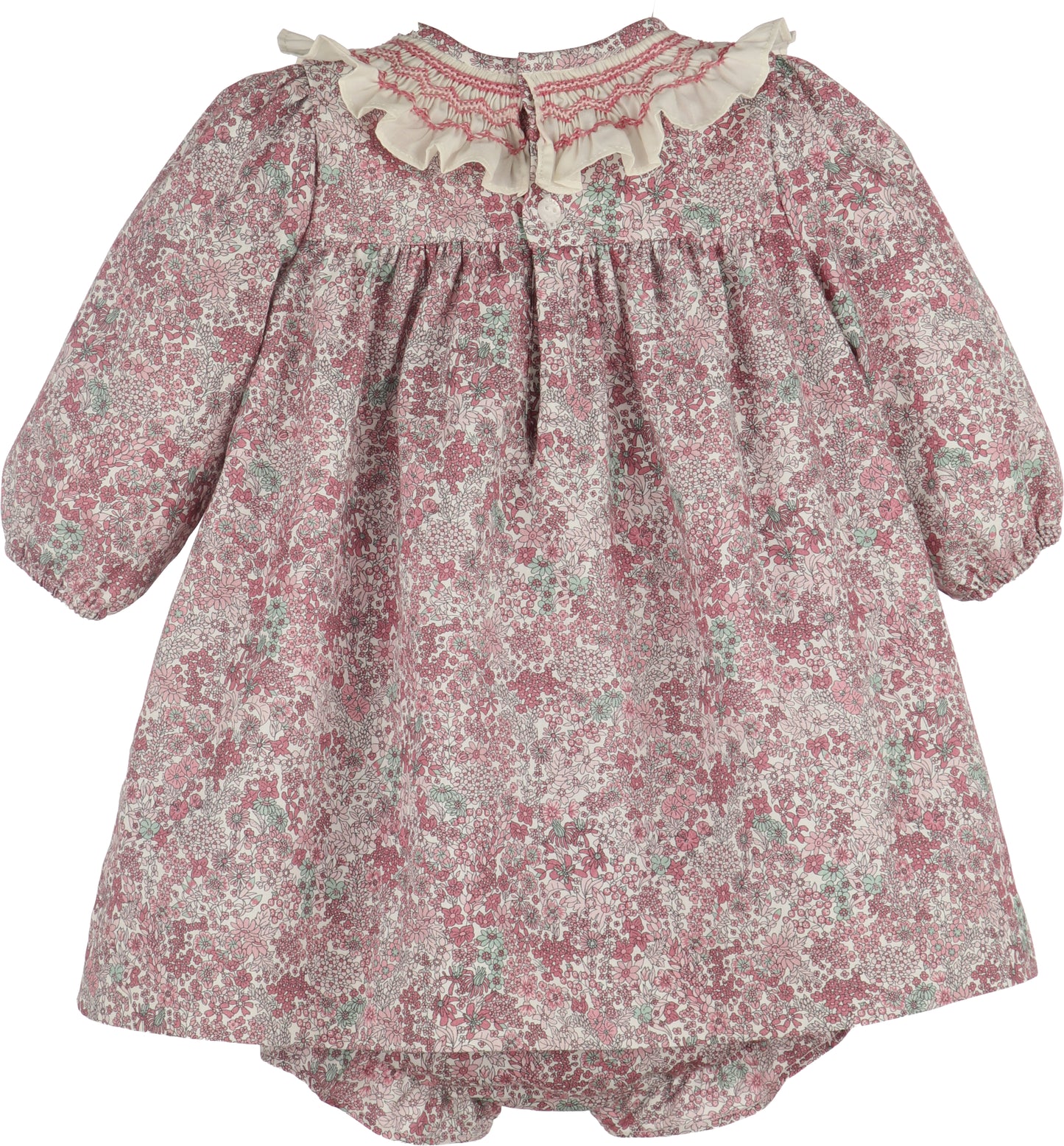 Fall Bloom Smocked Dress