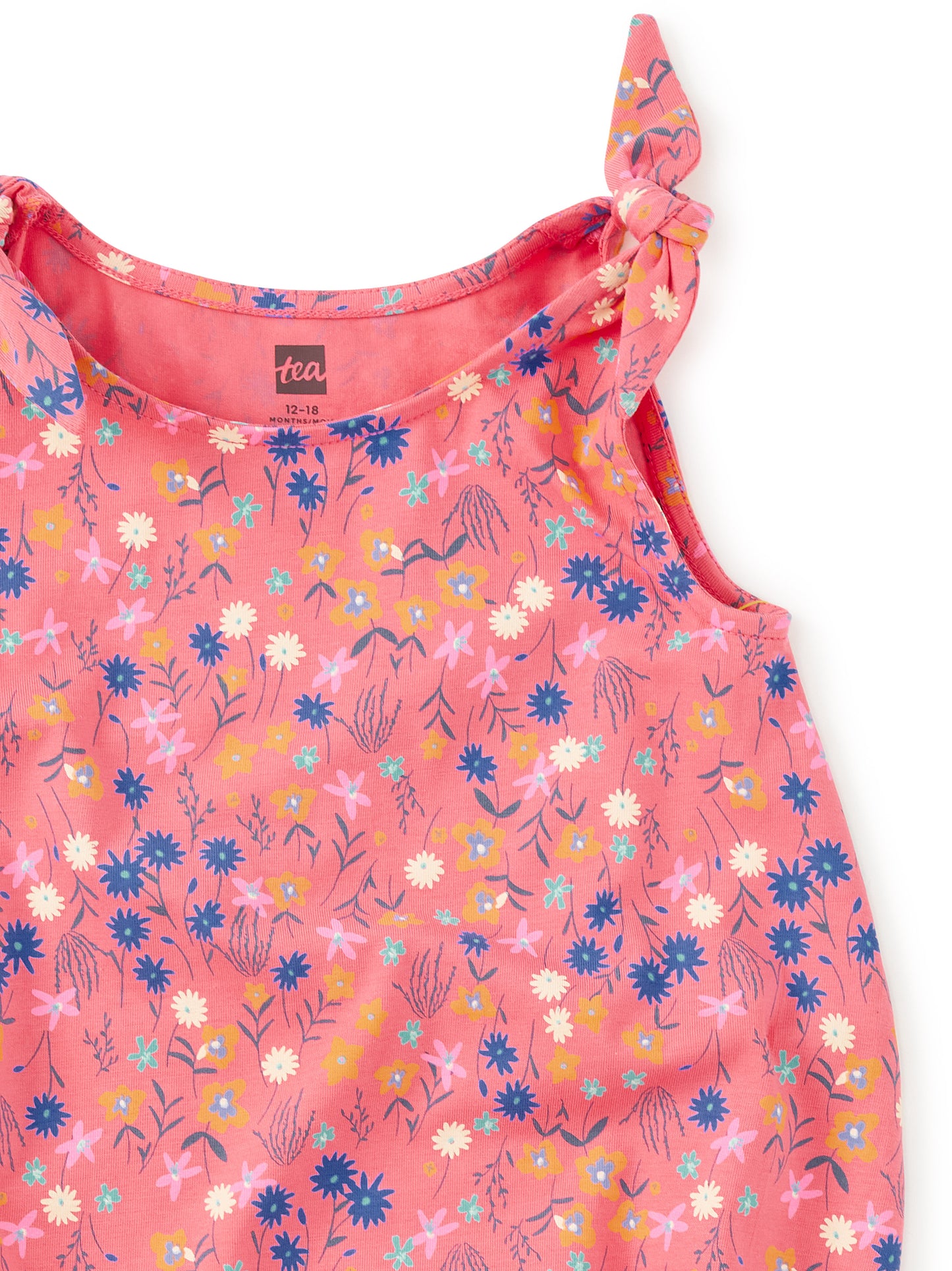 Tie Shoulder Baby Romper