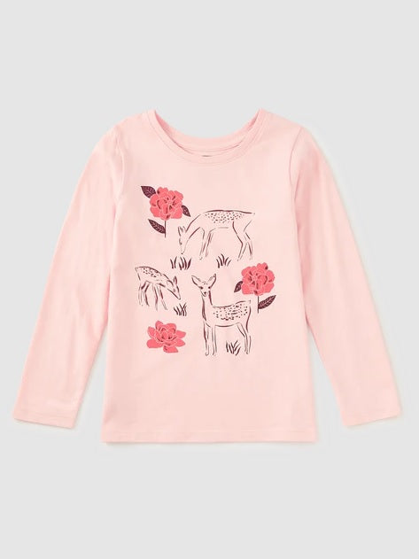 Deer & Rose Graphic Tee
