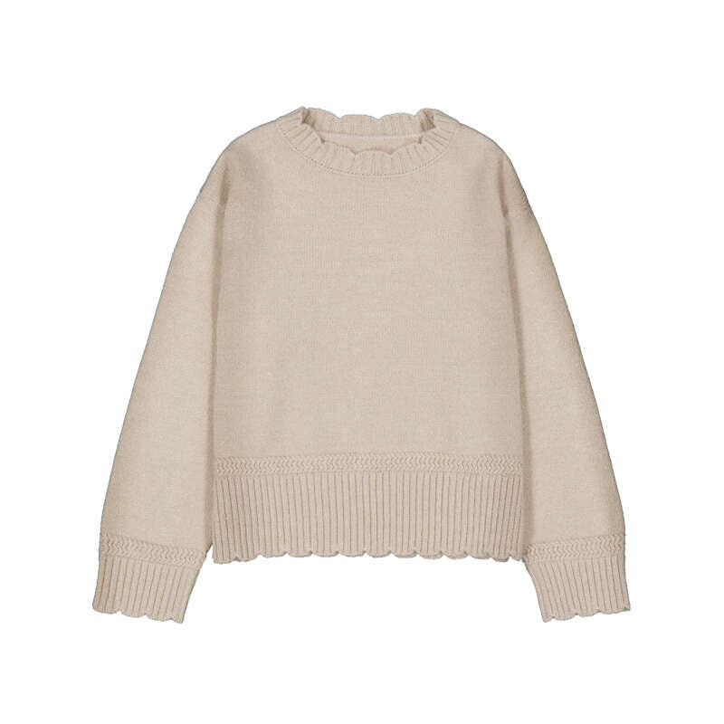 Scalloped Edge Sweater
