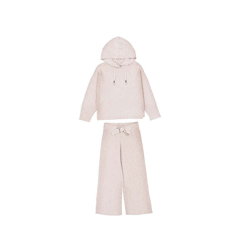 Long Knit Trouser Set