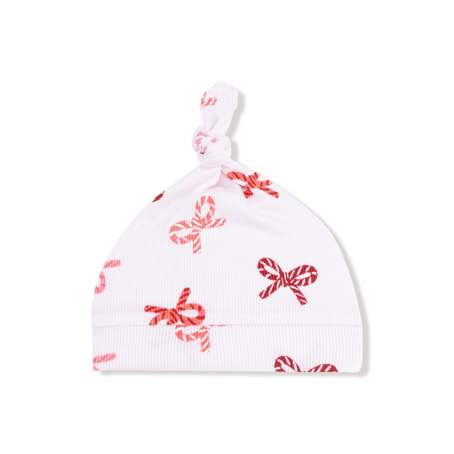 Candy Cane Boys Knotted Gown with Knotted Hat