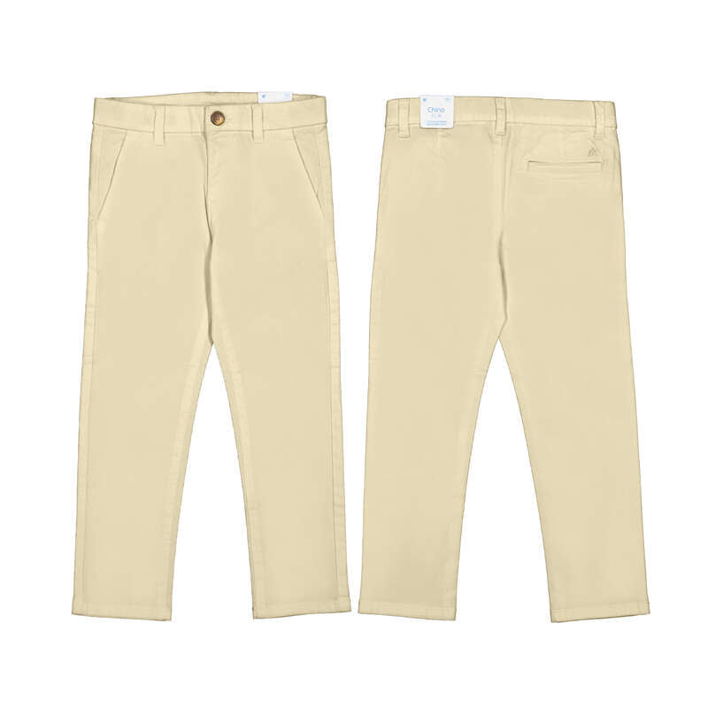 Basic Twill Trousers- Cashew