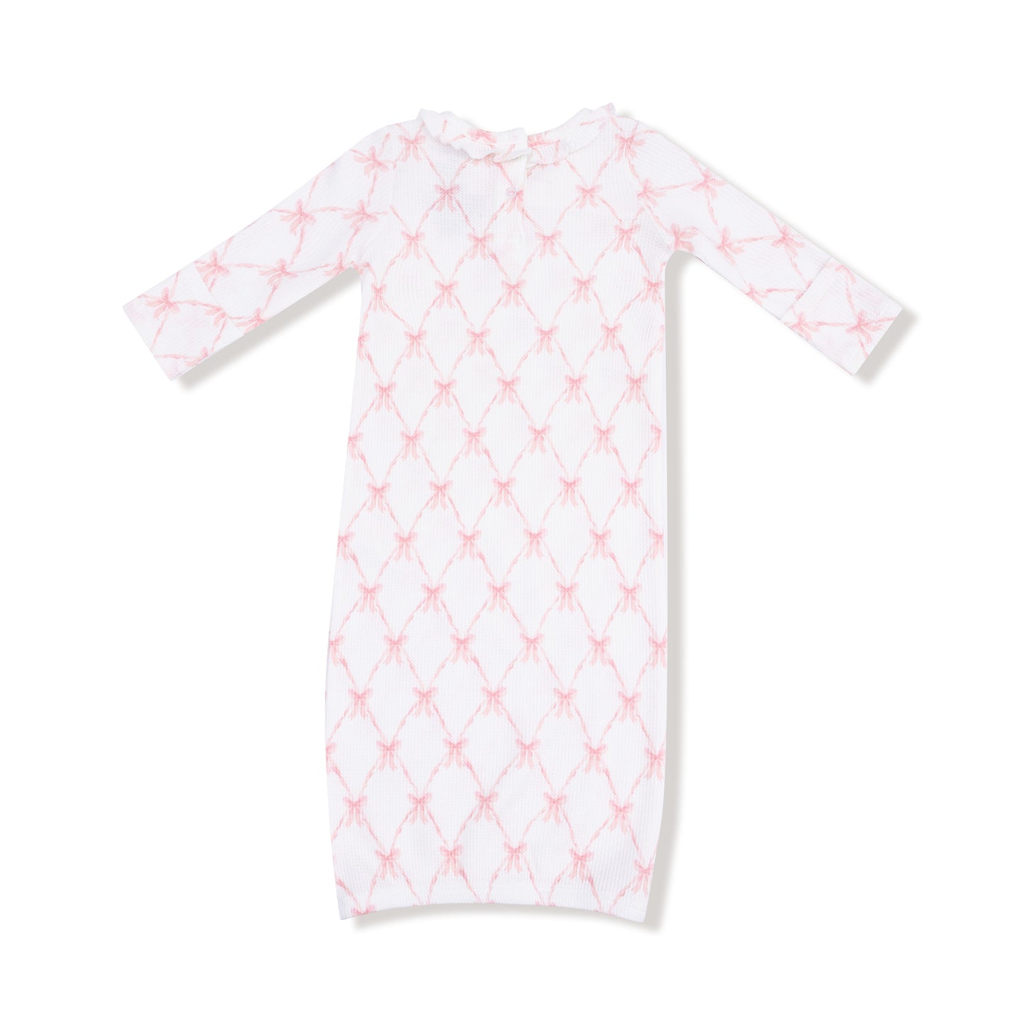 Ribbon Bow Trellis Kimono Gown w/ Hat
