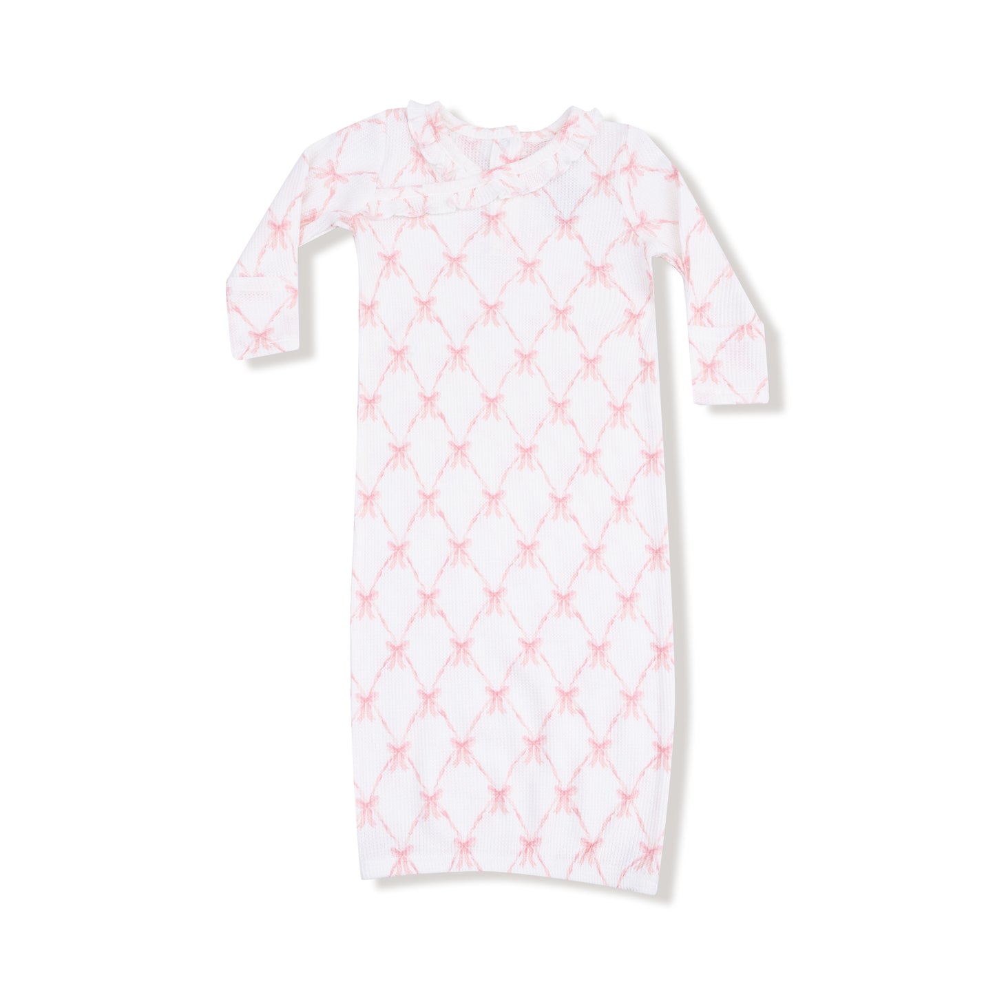 Ribbon Bow Trellis Kimono Gown w/ Hat