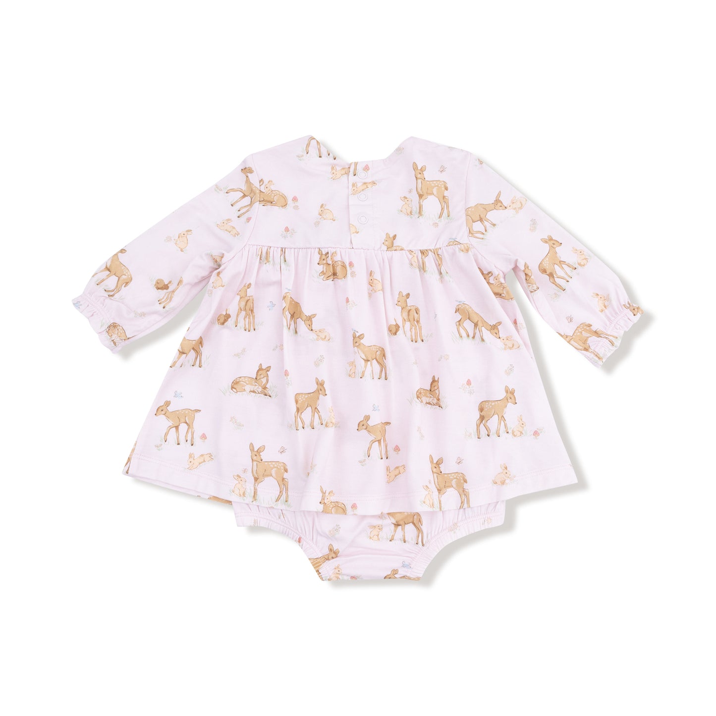 Little Fawn Longsleeve Ruffle Bubble w/ Skirt