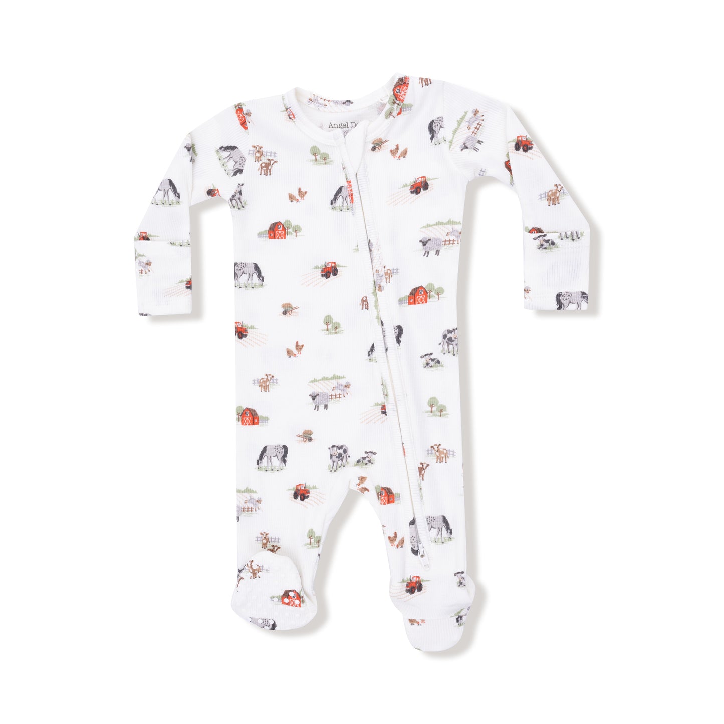 Little Farm 2 Way Zipper Footie