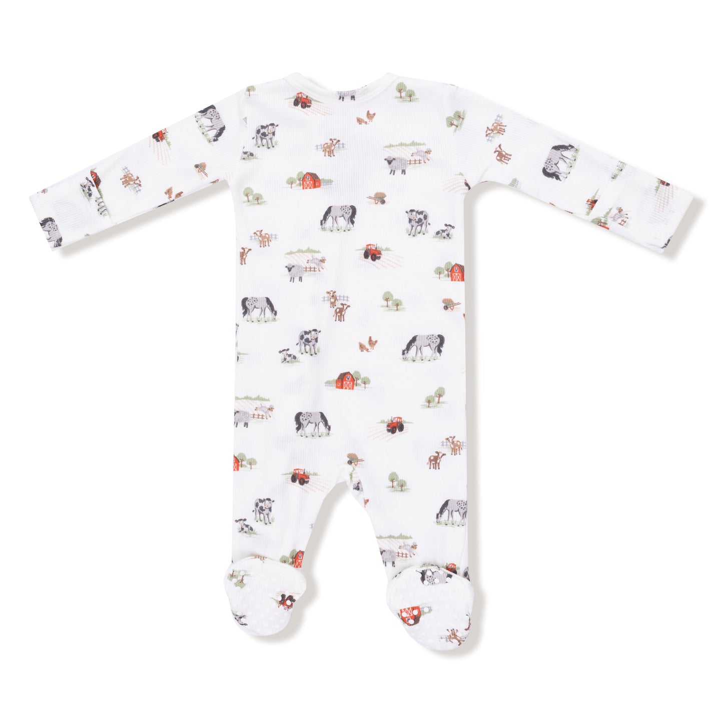 Little Farm 2 Way Zipper Footie