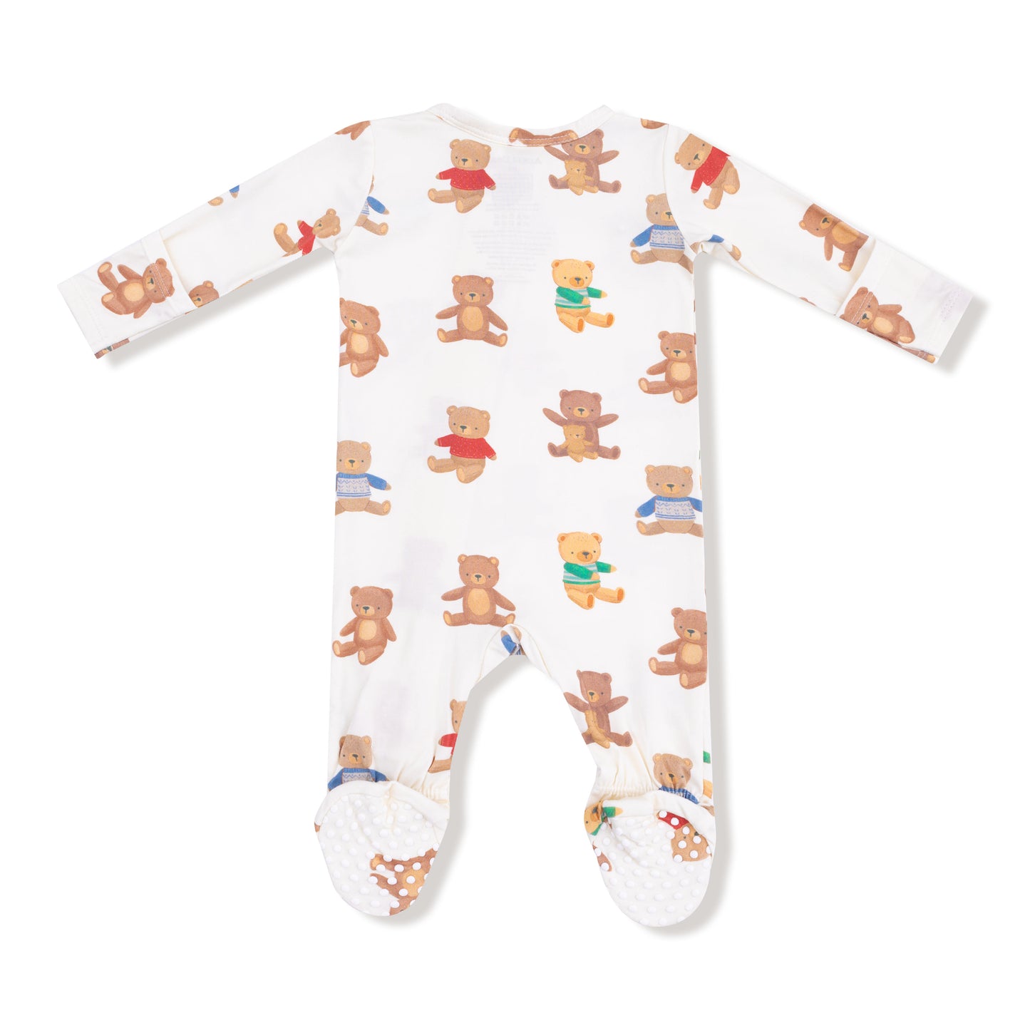 Teddy Bear 2 Way Zip Footie