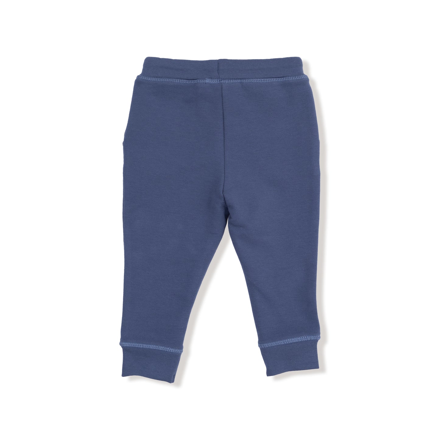 Indigo French Terry Varsity Jogger Pant