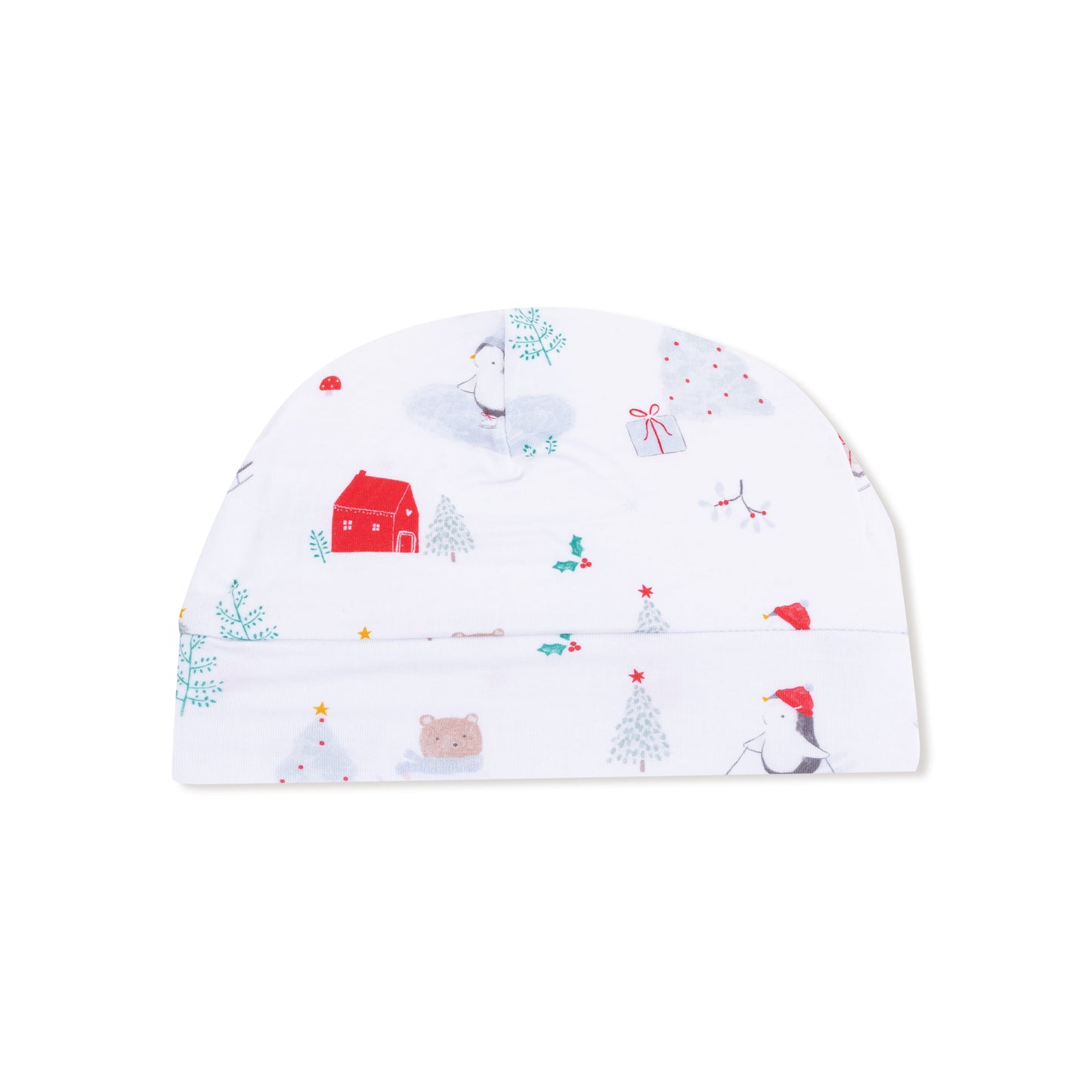 Santa Ski Friends Knotted Gown w/ Beanie Hat