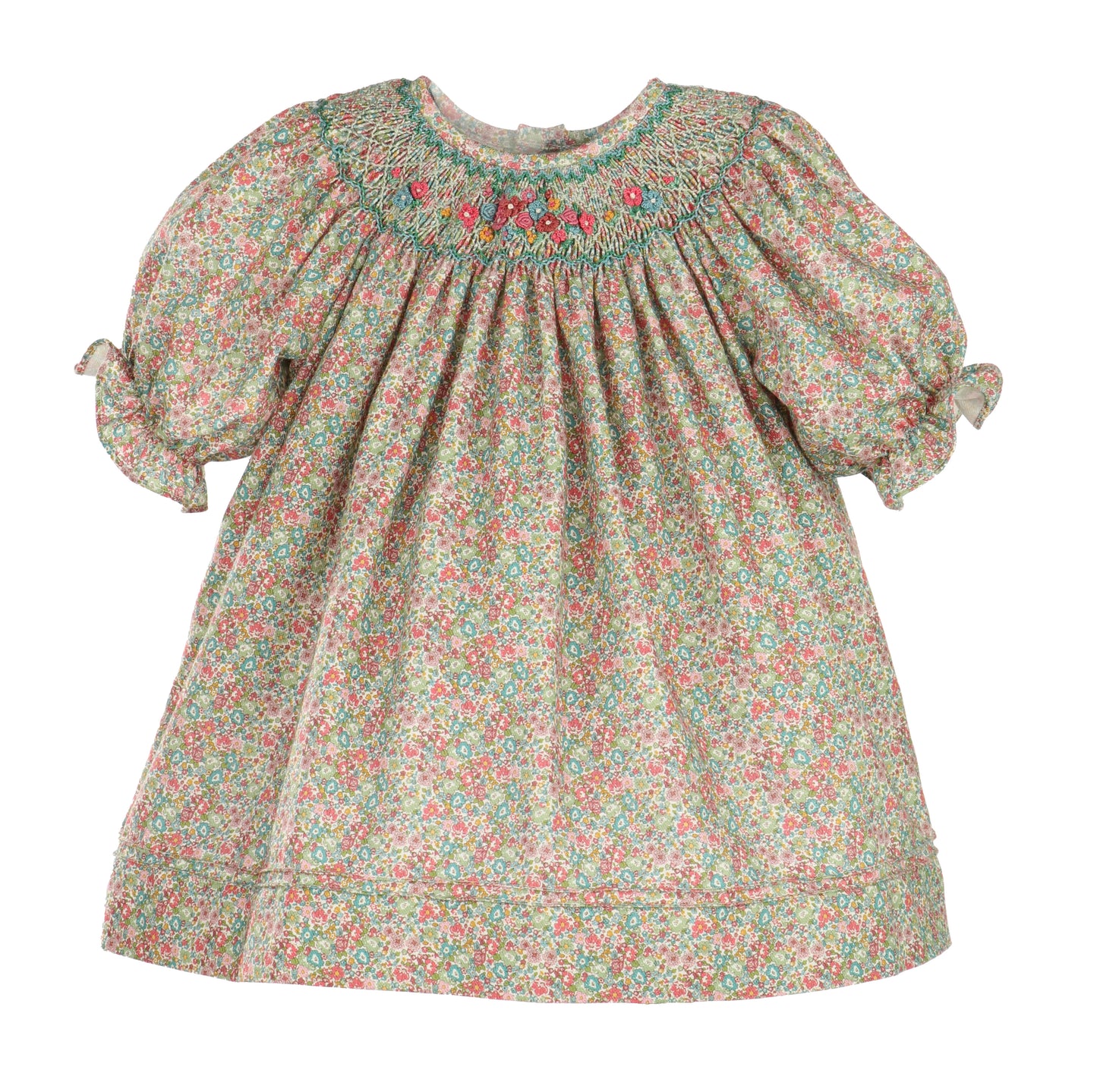 Sugarplum Bouquet Smocked Bishop