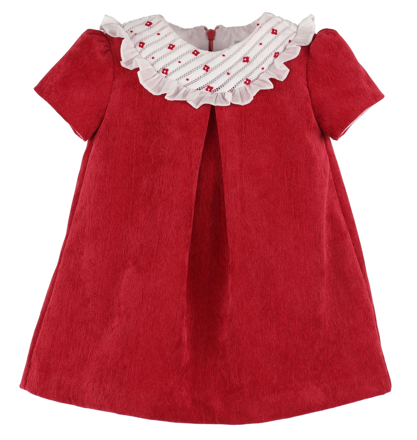 Randalls Bib Dress-Red
