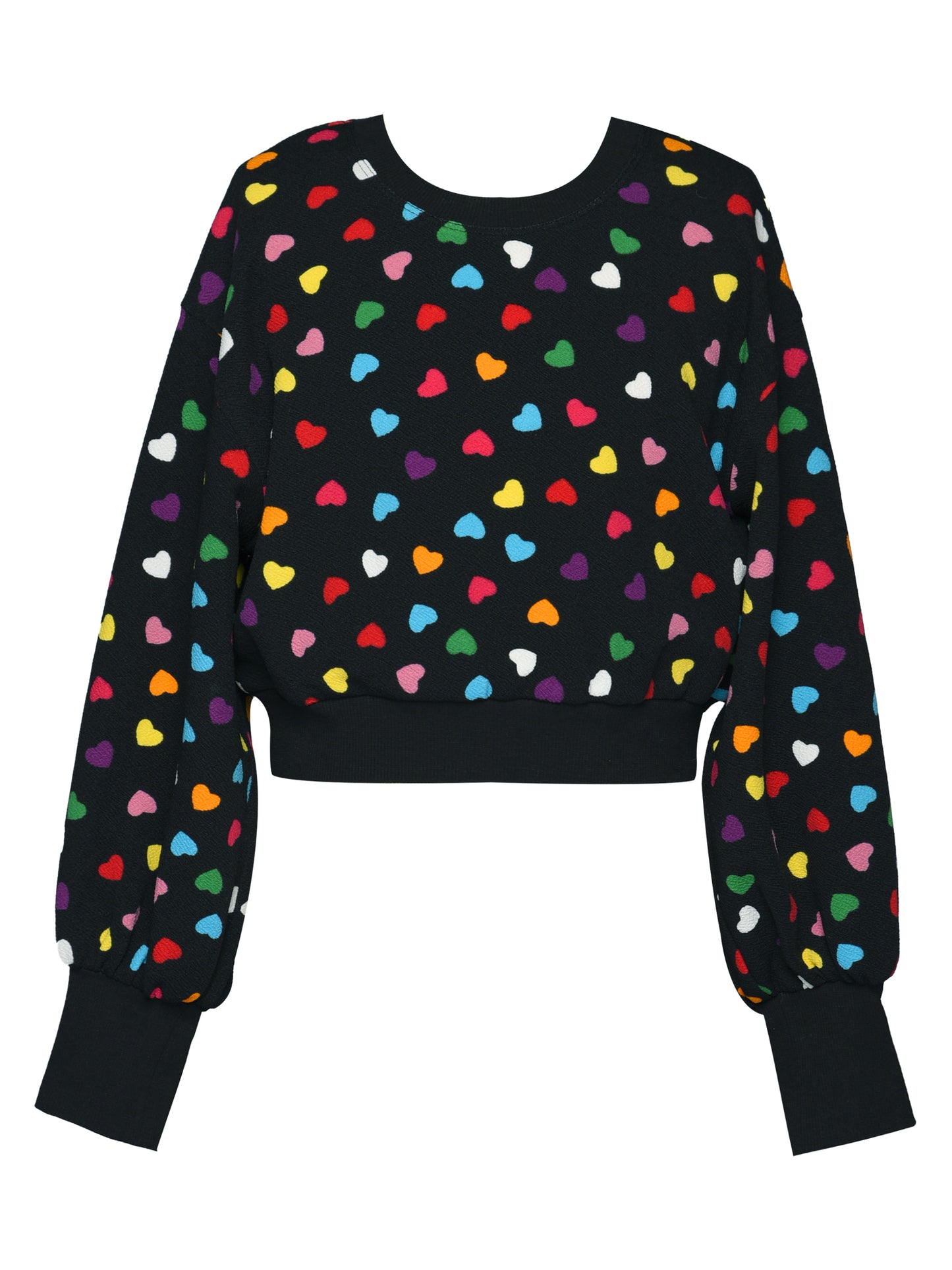 Heart Print Sweatshirt