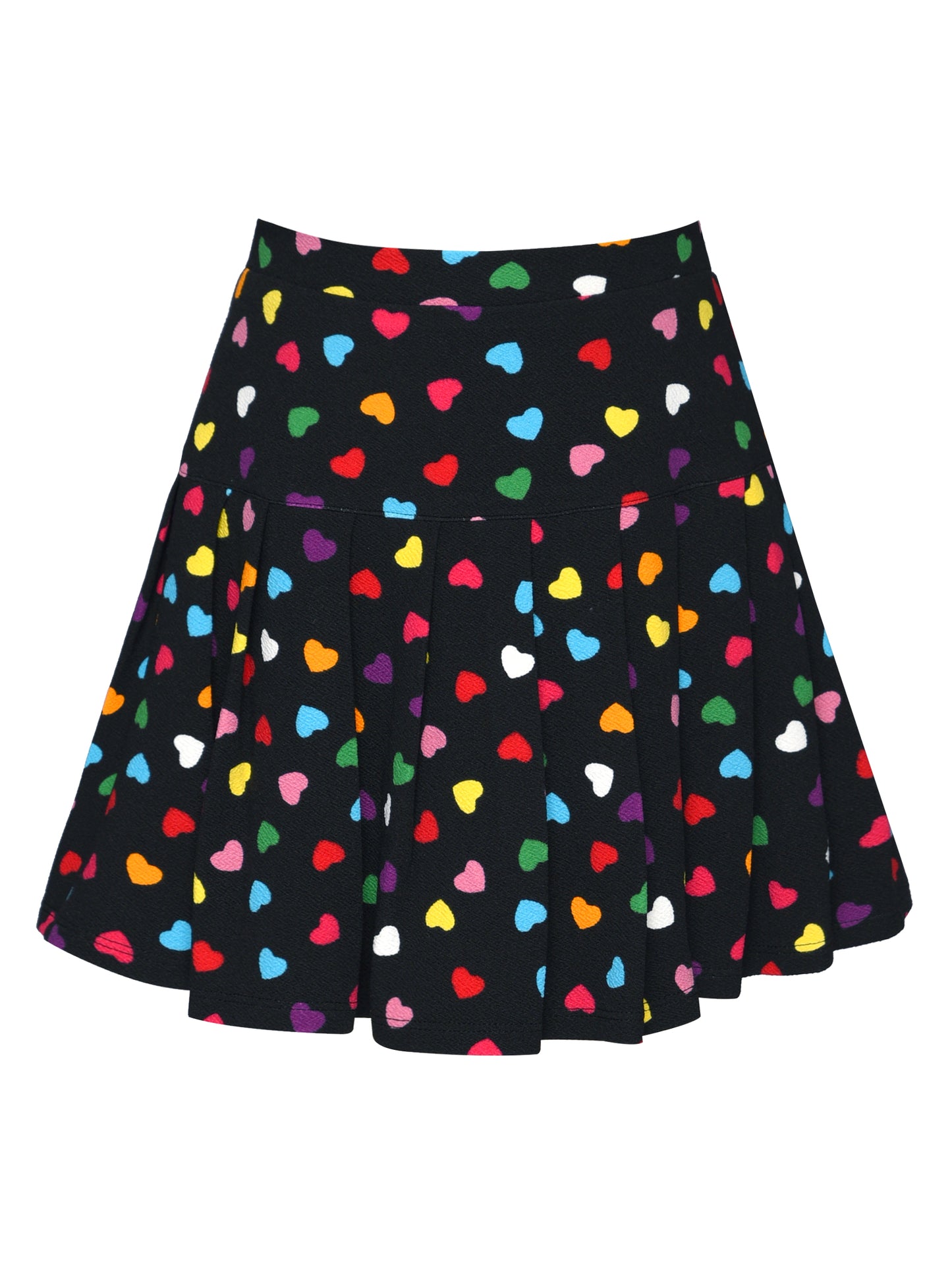 Heart Print Skort