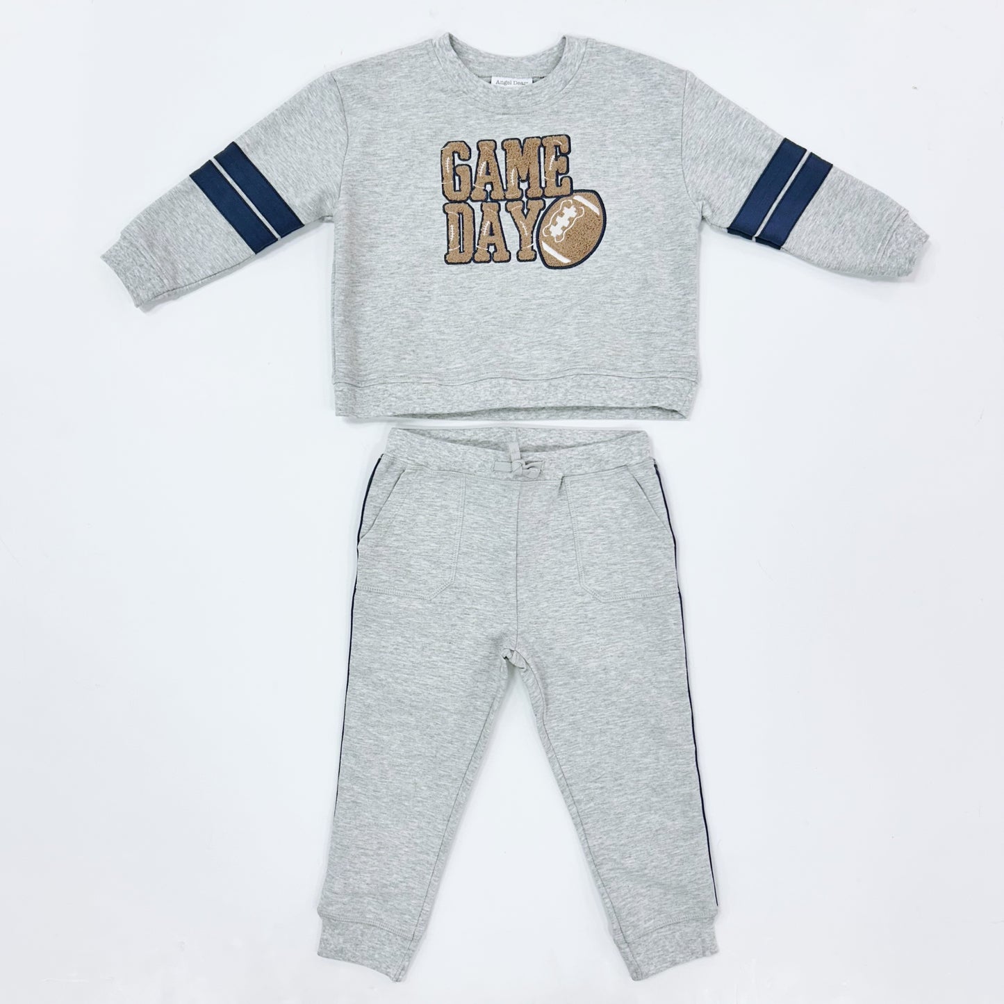 French Terry Jogger with Varsity Stripes
