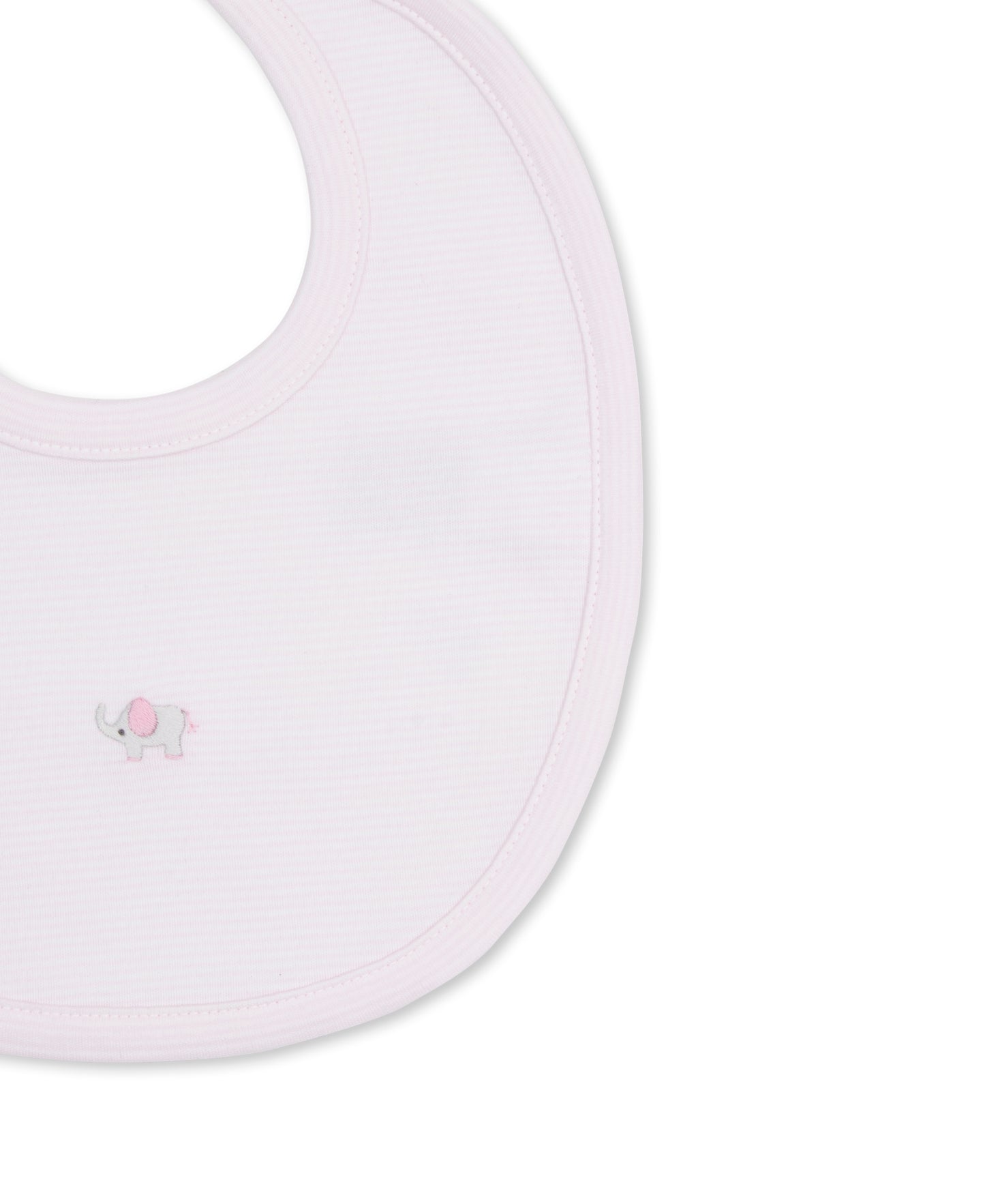 SCE Jungle Hang Out Pink Hand Emb. Stripe Bib