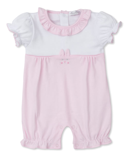 Cottontail Hollows Pink Short Playsuit