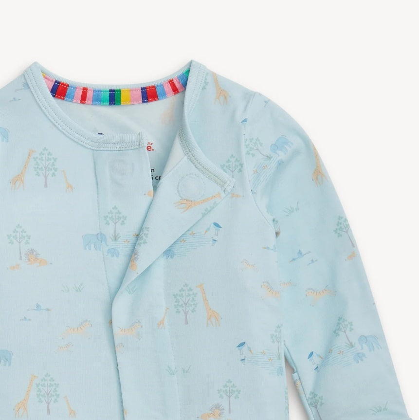 Magnetic Footie- Blue Serene Safari