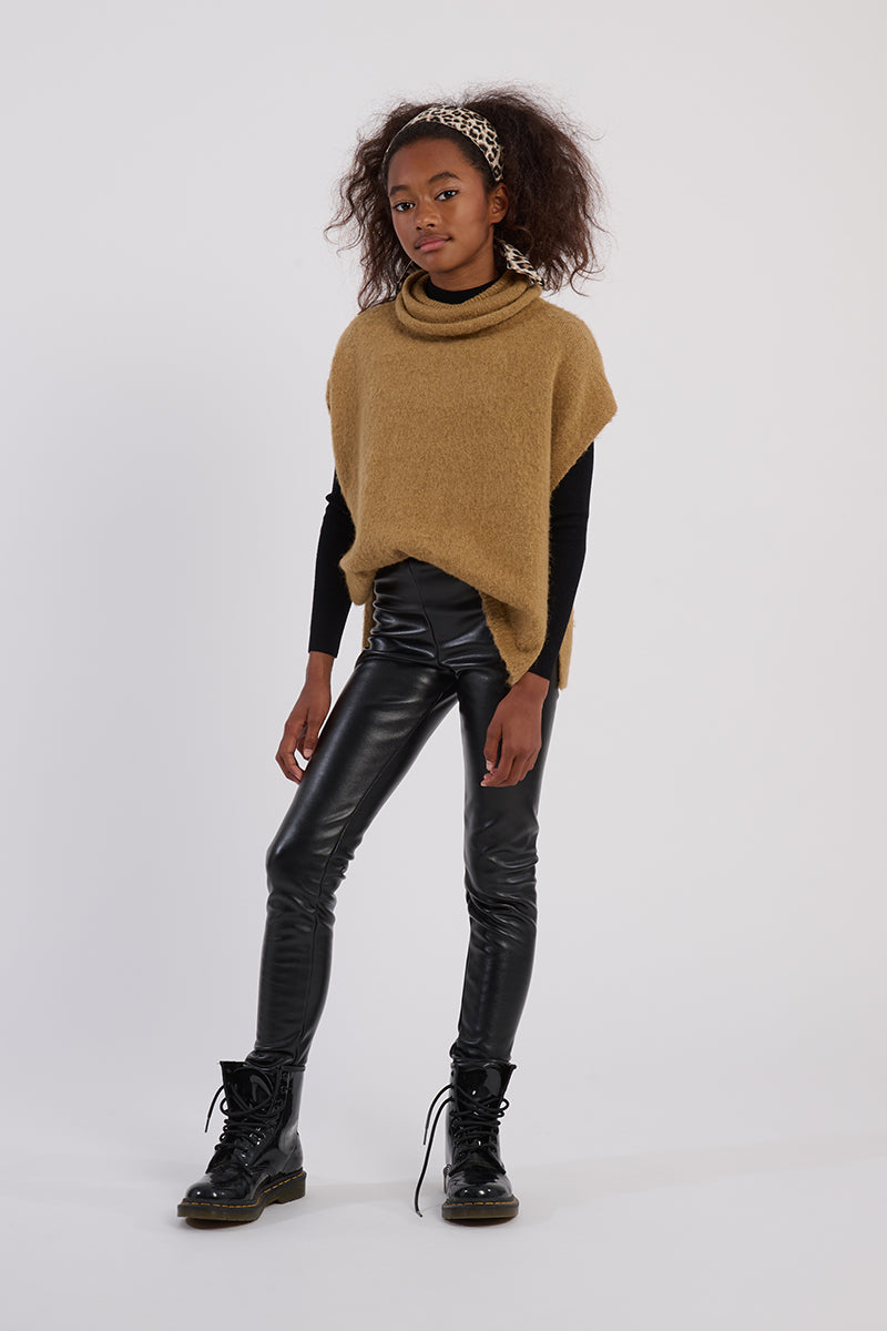 Faux Leather Legging