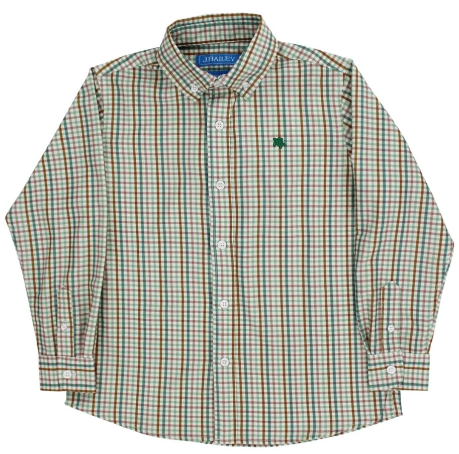 Performance Roscoe Button Down Shirt - Acorn Plaid