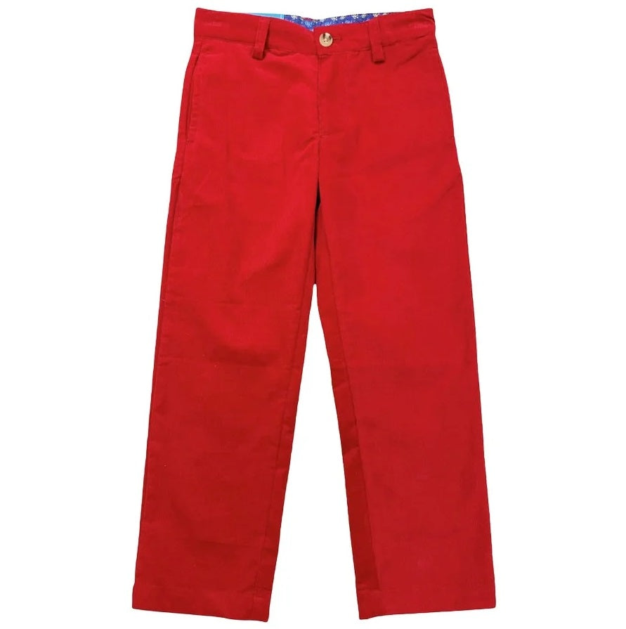 Champ Pant - Christmas Red Corduroy