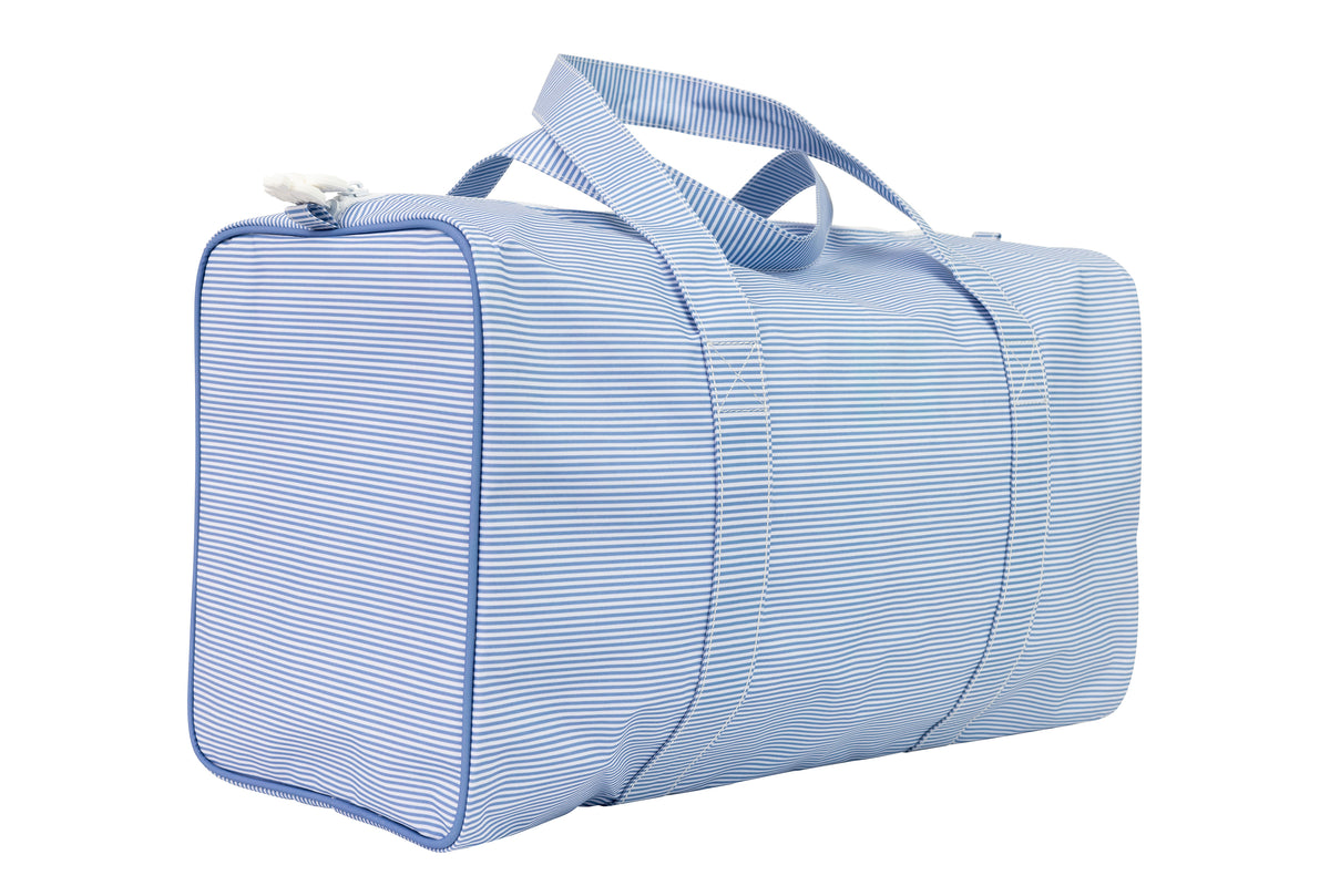 The Duffle Bag-Navy Stripe