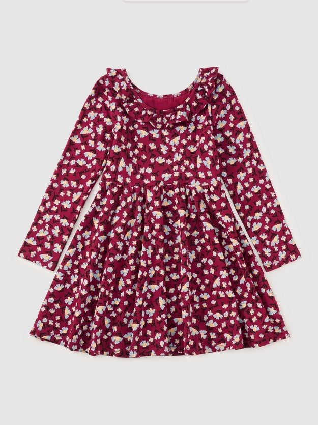 Ruffle Collar Ballet Dress