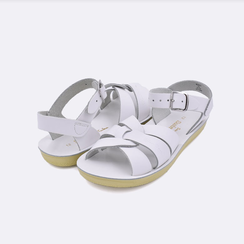 Sun-San Swimmer Sandal-White