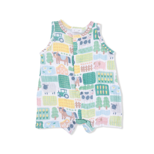 Sleeveless Shortie Romper