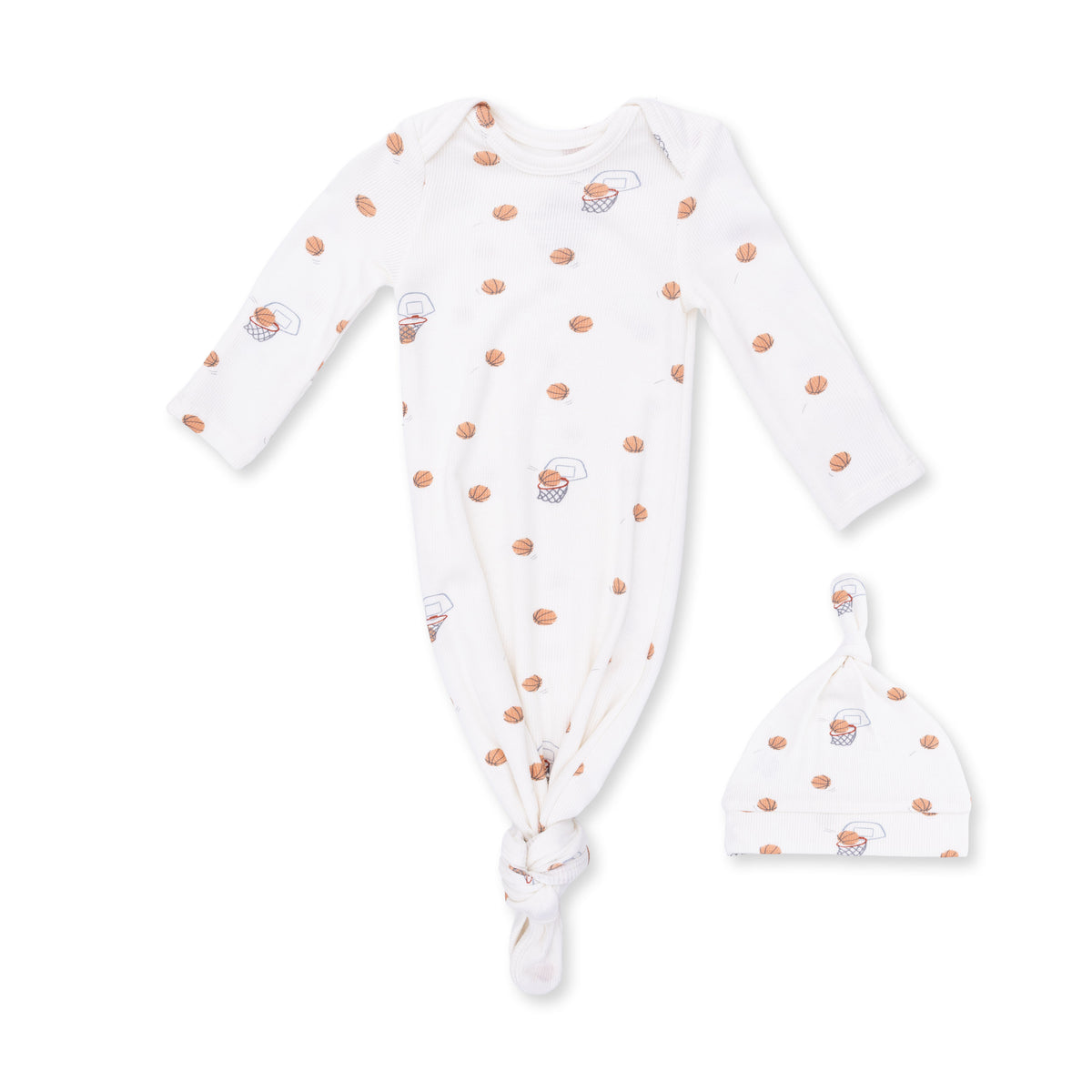 Knotted Gown and Knotted Hat-Mini Basketballs