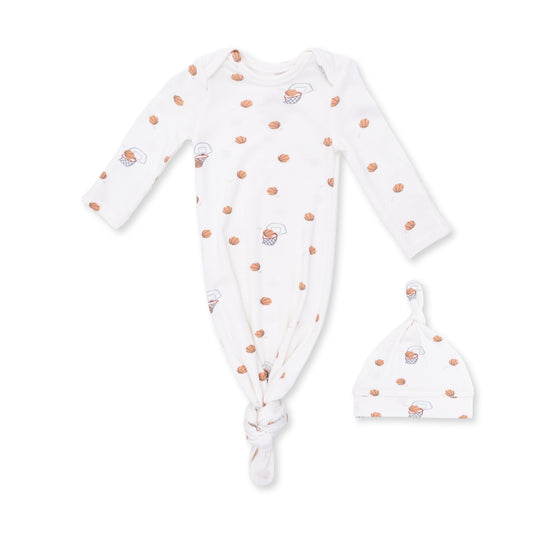Knotted Gown and Knotted Hat-Mini Basketballs
