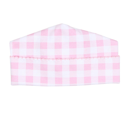 Pink Check Hat