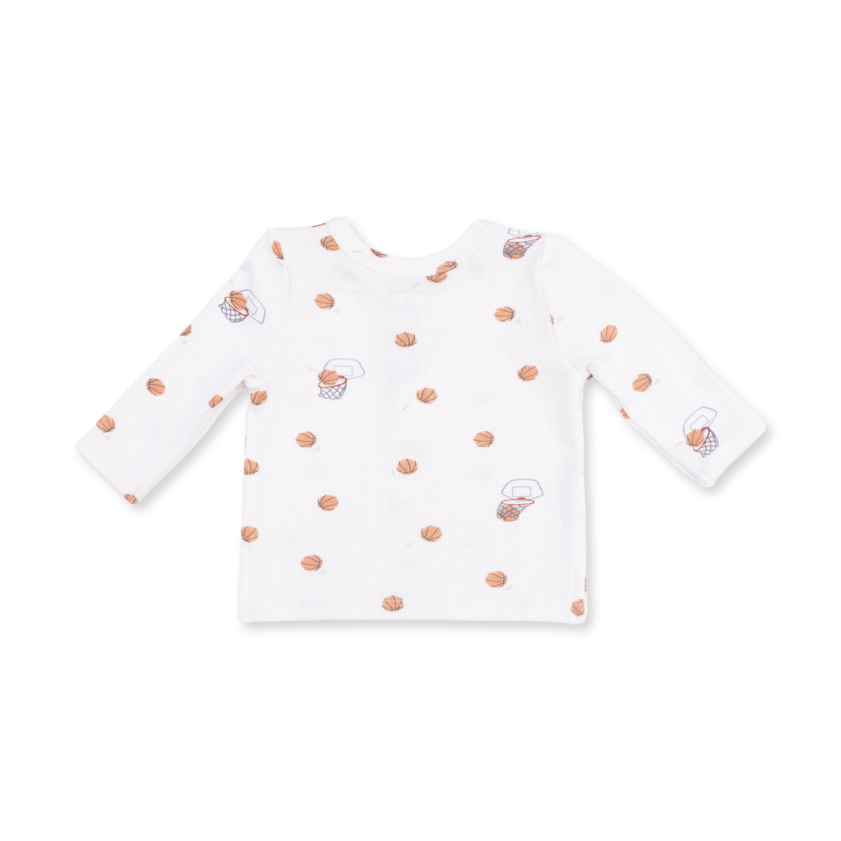 Long Sleeve Henley Play Set- Mini Basketballs