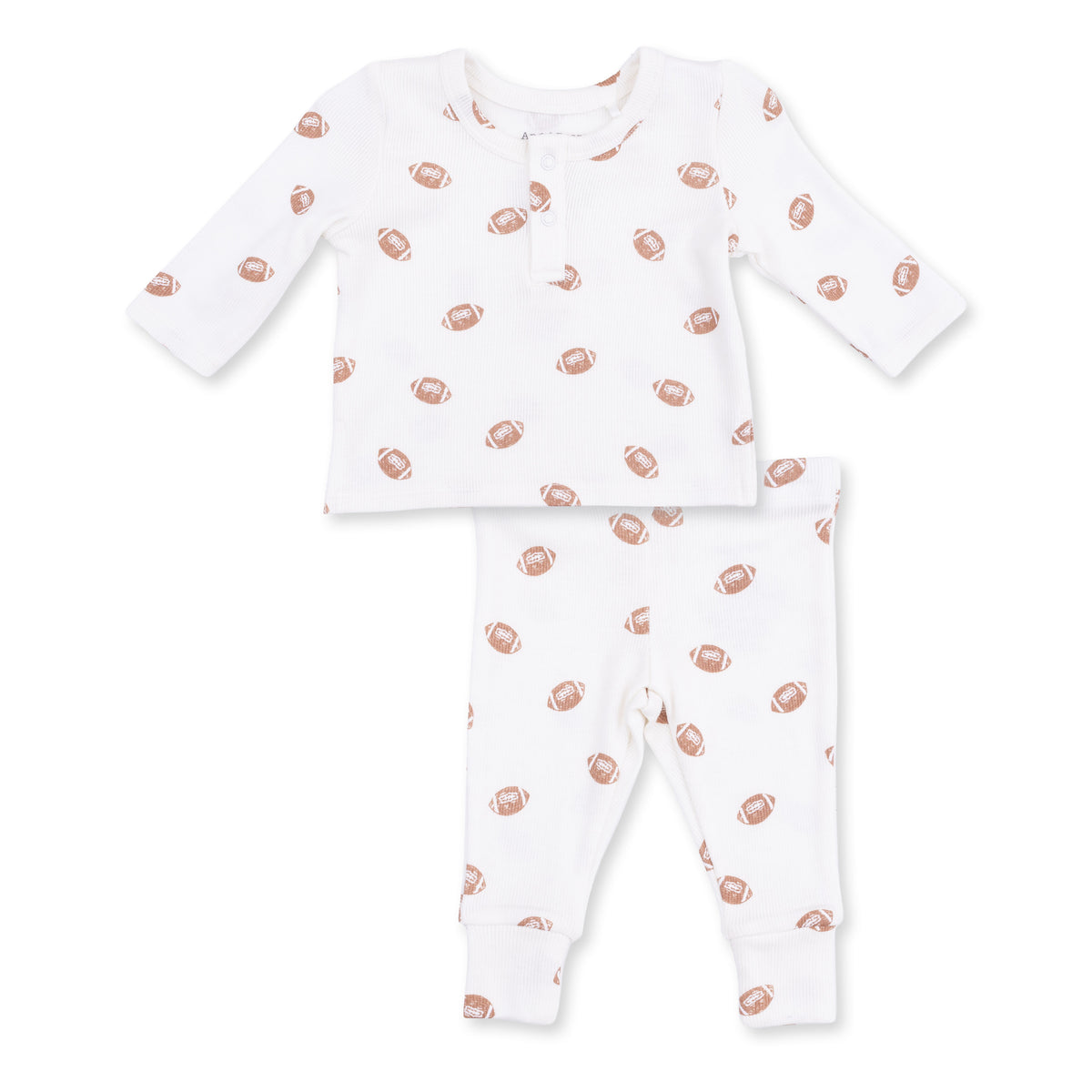 Long Sleeve Henley Play Set- Mini Footballs