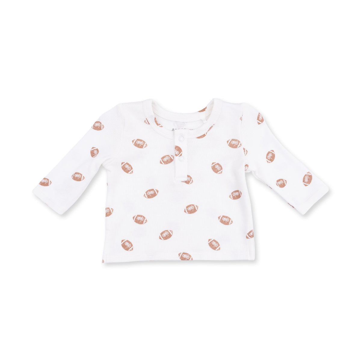 Long Sleeve Henley Play Set- Mini Footballs